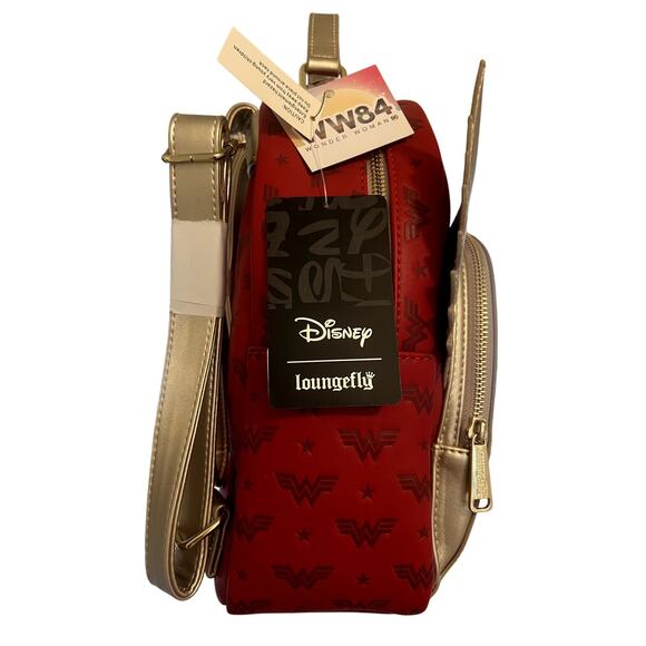 Loungefly DC Wonder Woman WW84 Mini Backpack - Exclusive - New! - Picture 3 of 9